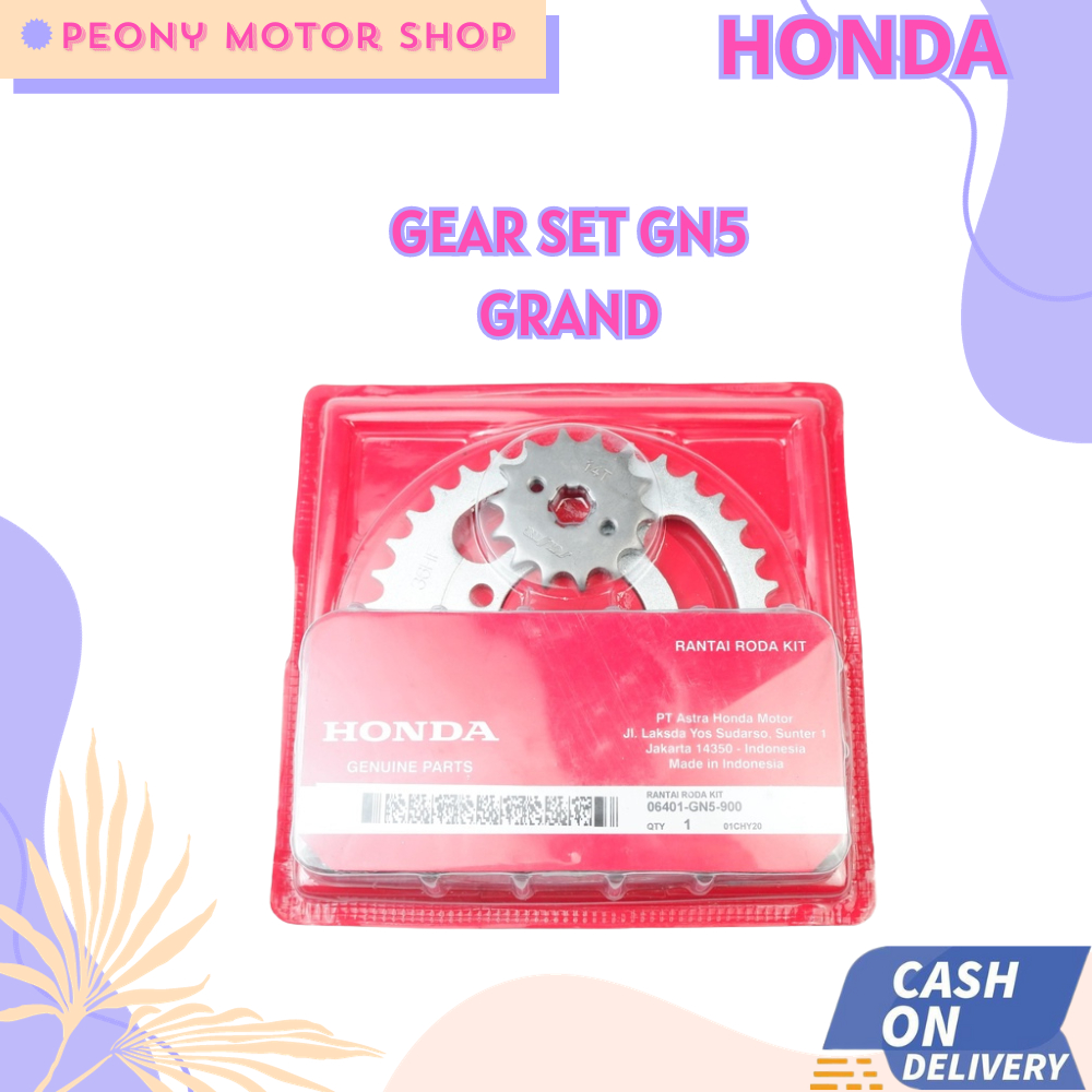 gear set astrea grand - gir motor astrea grand - Gear Set Honda Grand - Gir Legenda GN5 06401-GN5-90