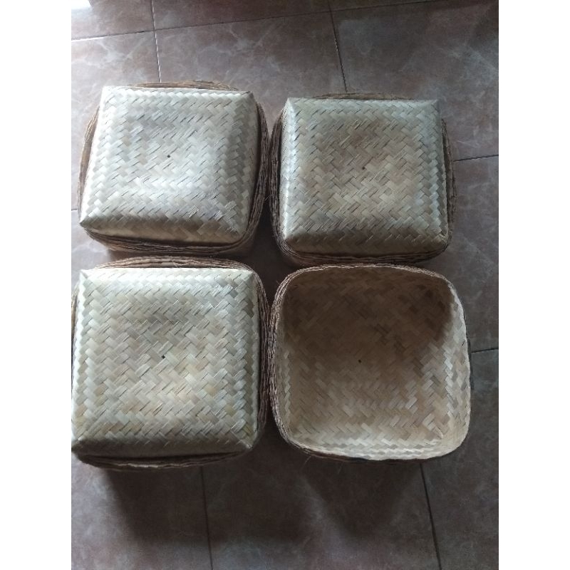 

[ Halodul ] besek bambu jumbo 30x30 murah per pasang