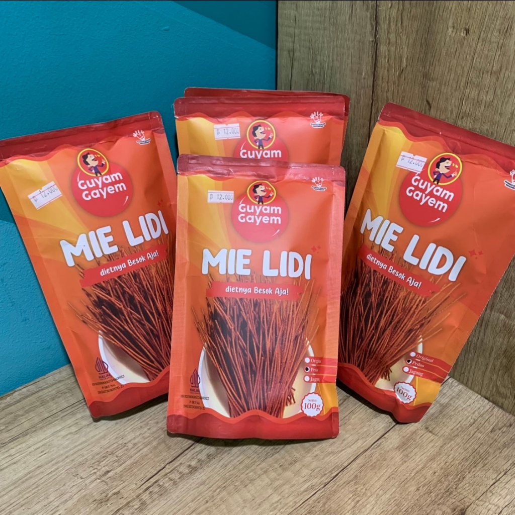 

Snack Cemilan Mie Lidi Guyam Gayem Original Pedas Jagung