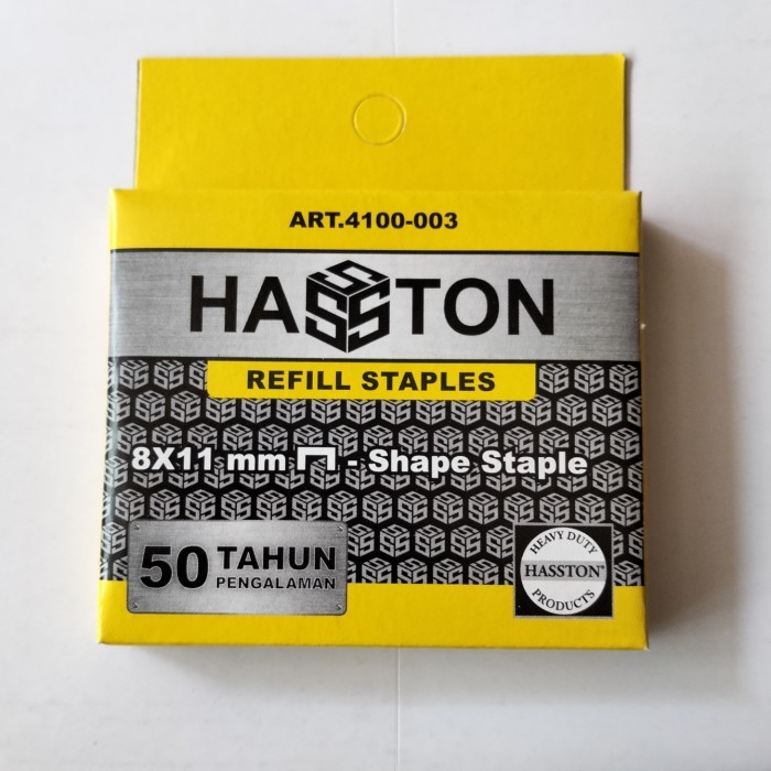 

Refill Staples Paku Tembak 8 mm / Isi Stapler Paku Tembak 8 x 11 mm
