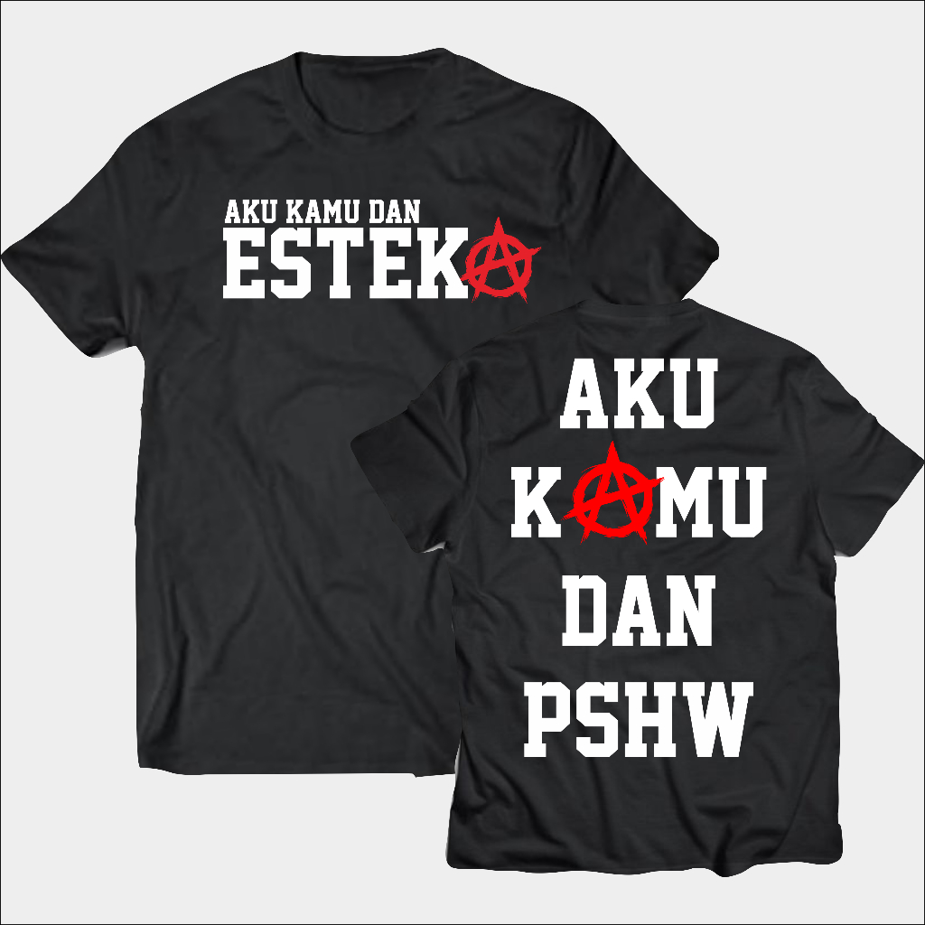Kaos ESTEKA PSHW 1903 Fighter Silat Madiun Kaos PSHW Persaudaraan Setia Hati Winongo Kaos Winongo