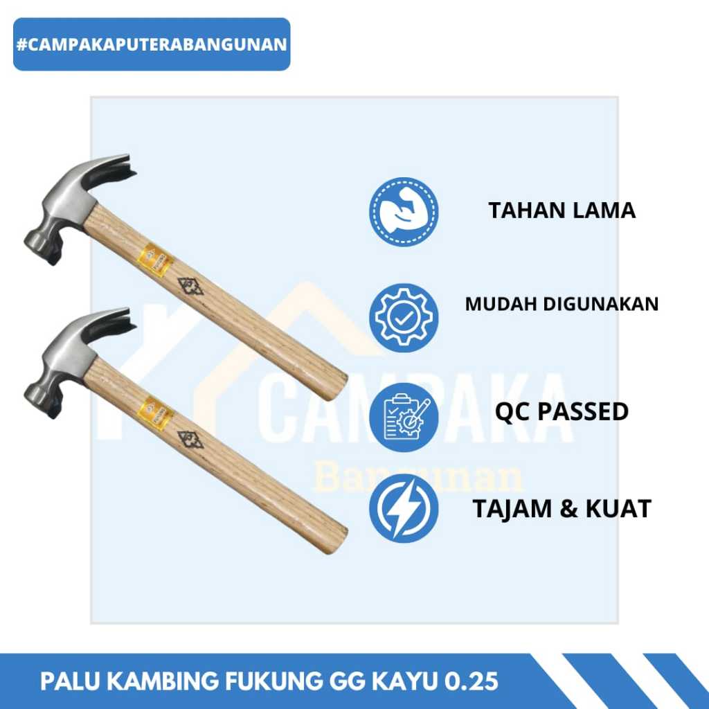 PALU KAMBING FUKUNG GAGANG KAYU 0.25