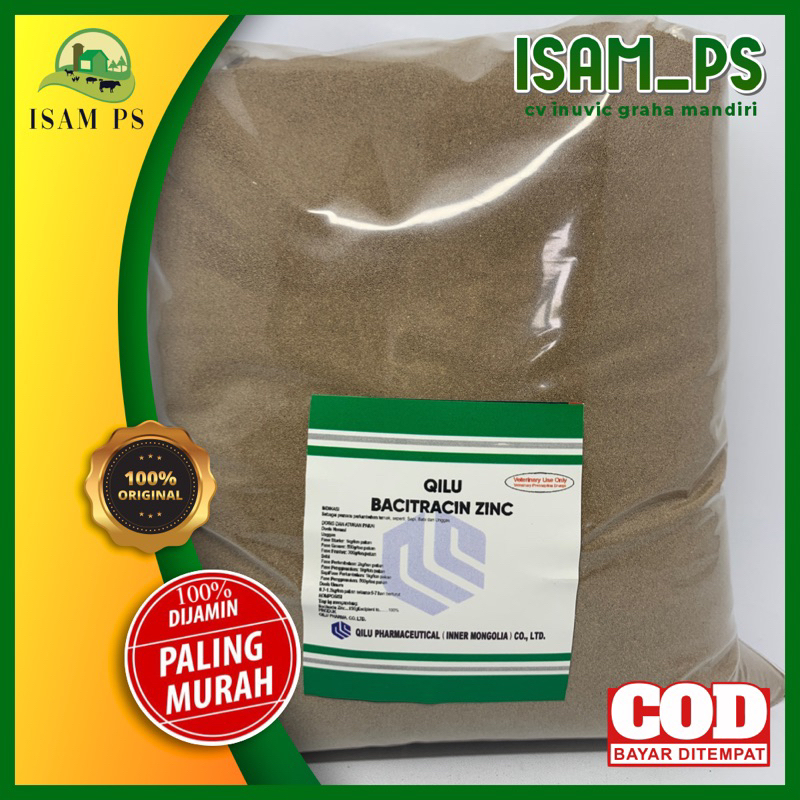 zinc bacitracin ternak 1kg (AGP)