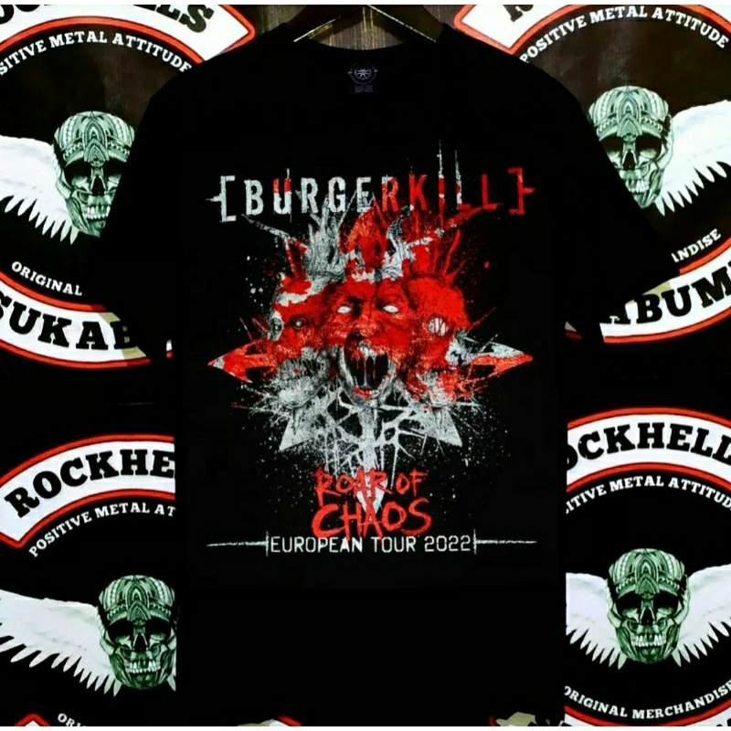 Burgerkill Roar Of Chaos tour Eropa 2022 original
