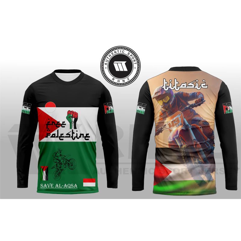JERSEY FREE PALESTINE TERBARU/JERSEY PALESTINE X CROSS TERBARU/JERSEY MOTOR PALESTIN/FREE CUSTOM NAM