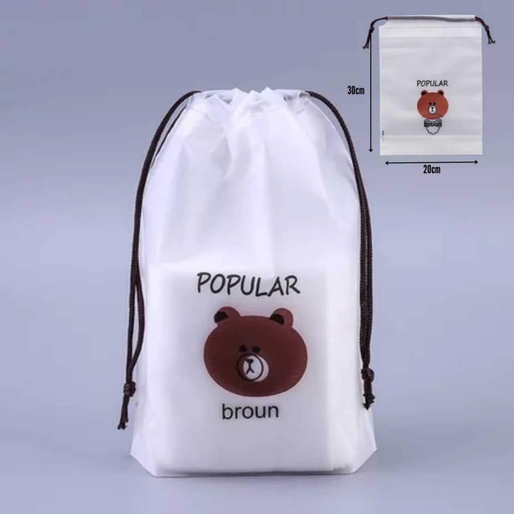TAS SERUT TRAVEL POUCH ORGANIZER TAS SERUT PLASTIK POUCH PLASTIK/TAS SERUT SERRBAGUNA TRANSPARANT