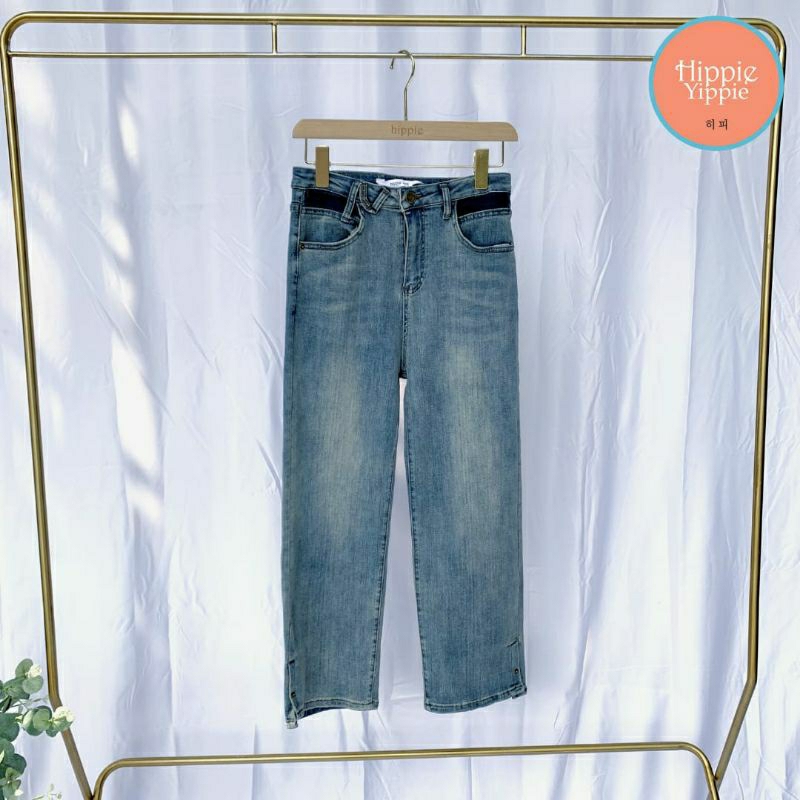 Celana Jeans Wanita Panjang Wash - Hippie Fashion
