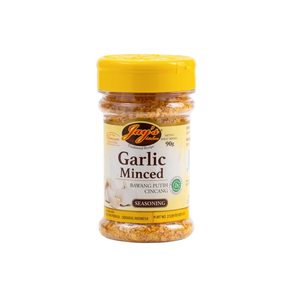 

Jay's Garlic Minced 90gr / Bawang Putih Cincang / Jay's / Bumbu Dapur