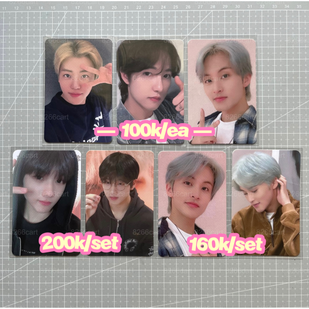 nct dream — mark, renjun, jaemin & jisung yizhiyu / yzy beatbox candy round 2 round 3 r2 r3 pc photo
