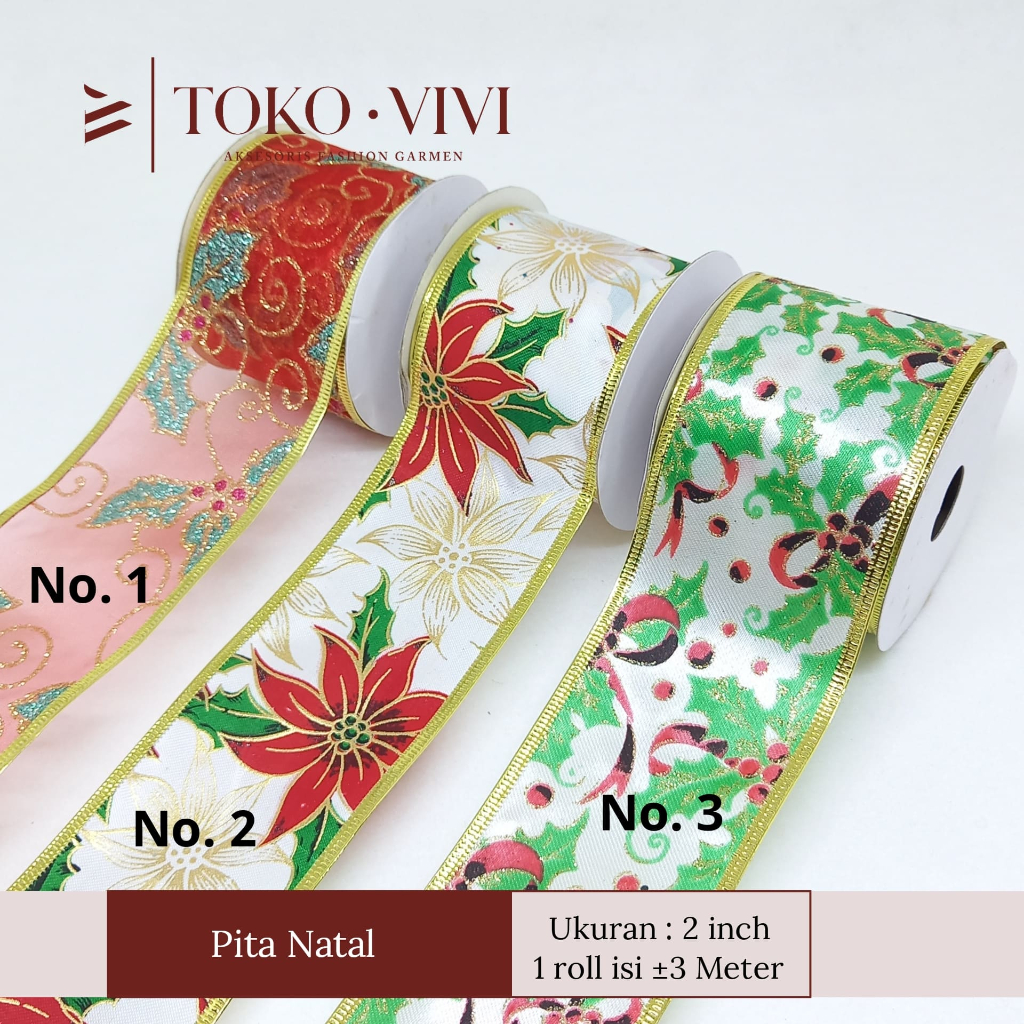 

Vivi Pita Natal / Pita Christmas 2 inch (5 cm)