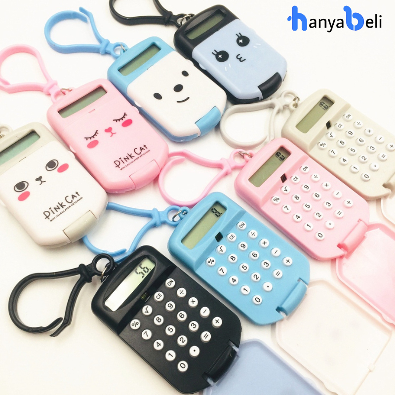 

Kalkulator Mini Kalkulator Saku Portabel Gantungan Kunci Kalkulator Kantor Stationary