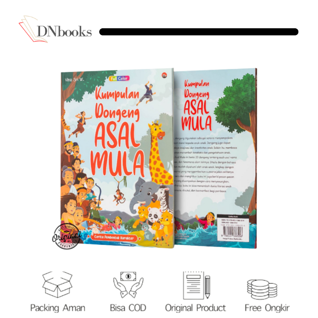 Buku Cerita Anak Bergambar Buku Dongeng Anak Bergambar Cerita Kumpulan Dongeng Asal Mula