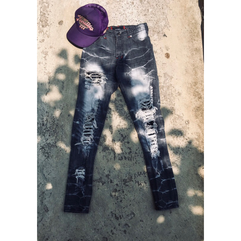 hamjeansku H1 Leather shadow grey