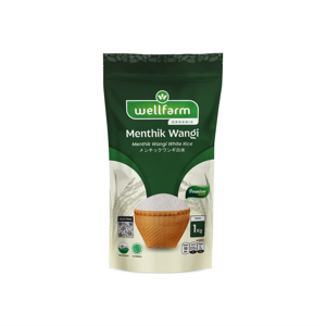 

Beras Menthik Wangi Organik Super Premium 1Kg / WellFarm Beras Menthik Wangi Organik 1Pcs