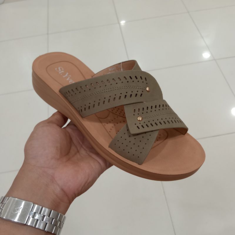 ST YVES SANDAL SLIP ON | SANDAL SLIDE WANITA | ORIGINAL