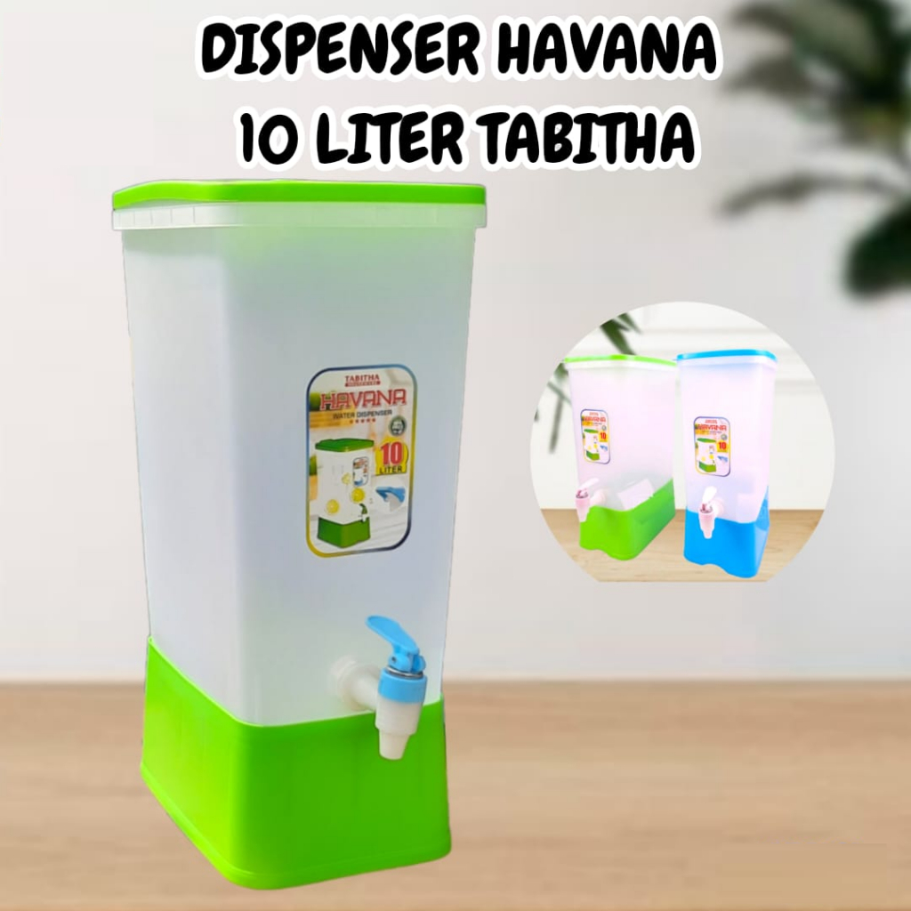 Dispenser Tempat Penyimpanan Wadah Es Buah Toples Dispenser Kran HAVANA ICE BUCKET Tempat Es Teh KUA