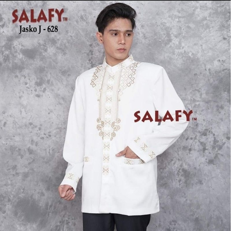 Jasko salafy /Baju koko Salafy  Bordier terbaru