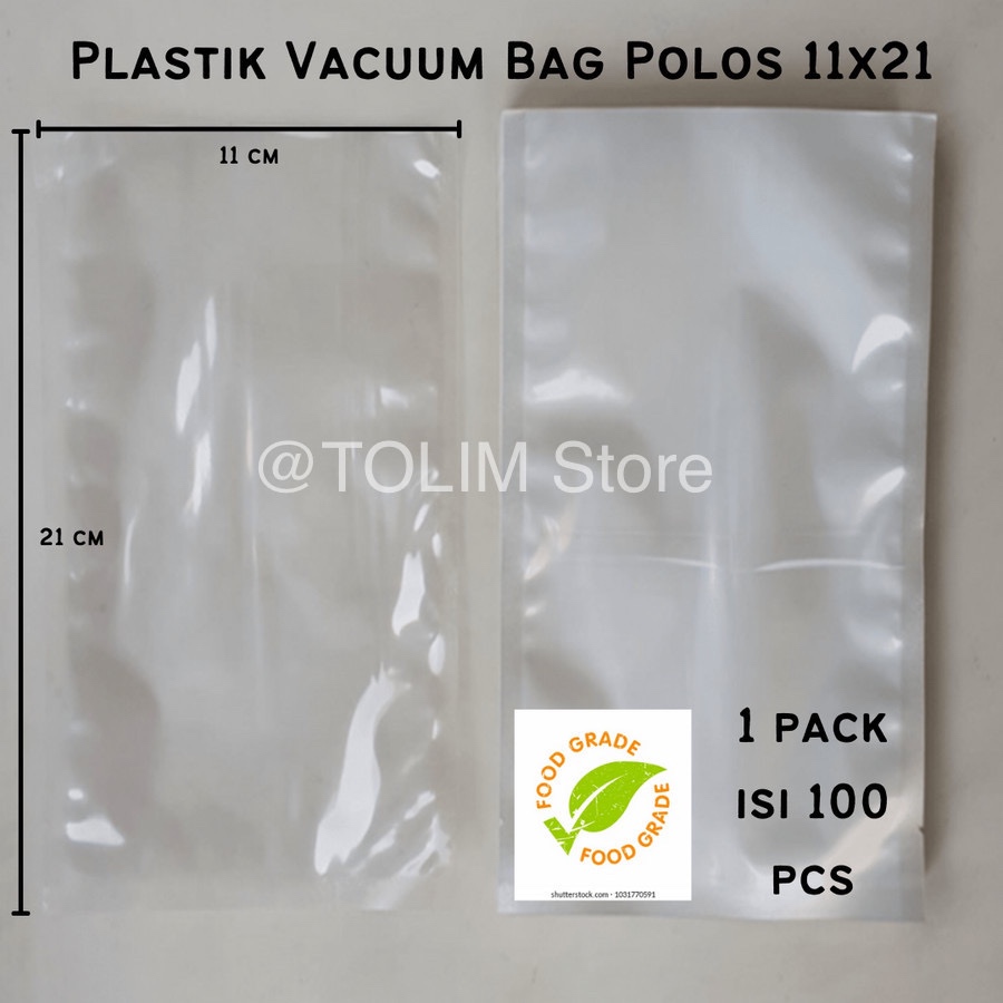 11x21 Plastik Vakum Polos Plastik Vacuum Polos Plastik Vakum Makanan Vacuum Bag Polos Plastik Vakum 