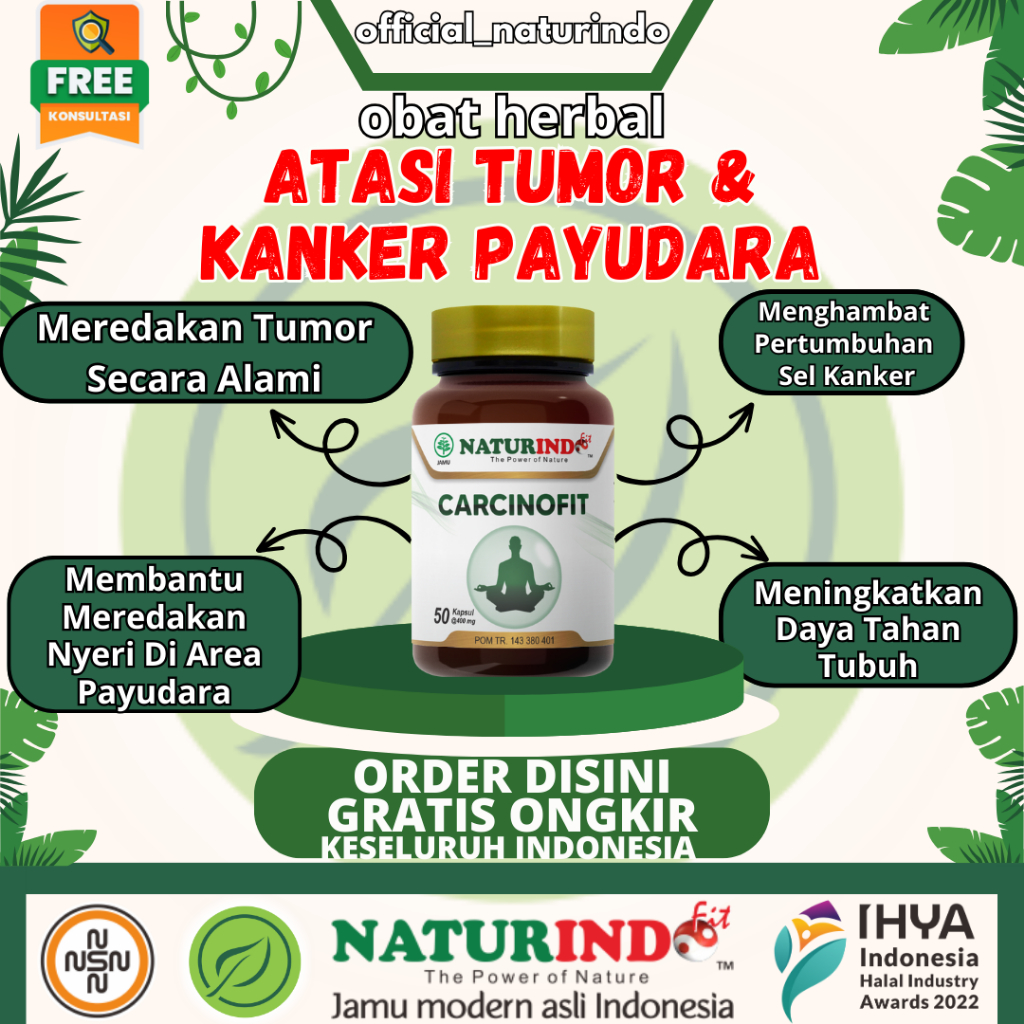 Obat Herbal Benjolan Payudara Tumor Payudara Kanker Payudara Pria Dan Wanita Fam CARCINOFITNATURINDO