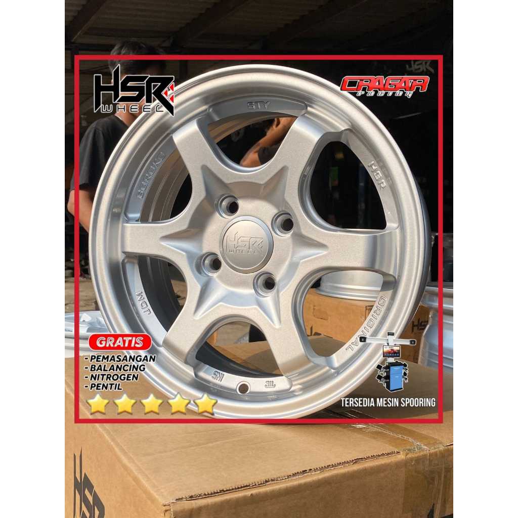 Velg/ Pelek Mobil Variasi Ring 14 Buat Wuling Air Ev Brio Karimun Sigra Dll