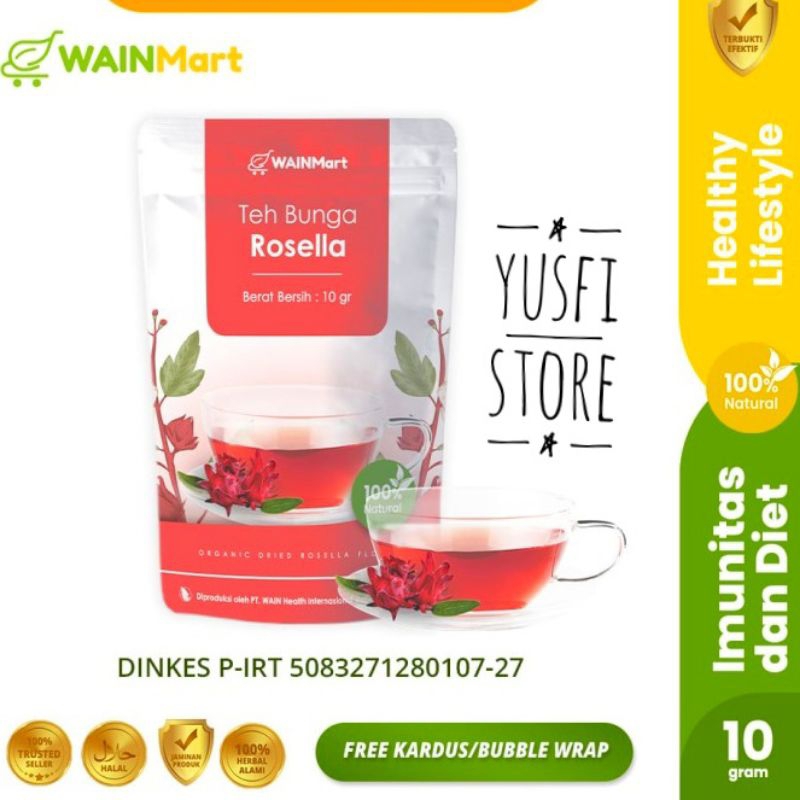 

Teh Rosella Wainmart 10 gr Teh Celup Rosella Wain Mart Penurun Darah Tinggi Asam Urat Melancarkan Peredaran Darah