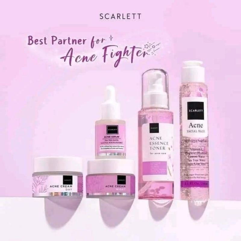 Scarlett whitening paket wajah