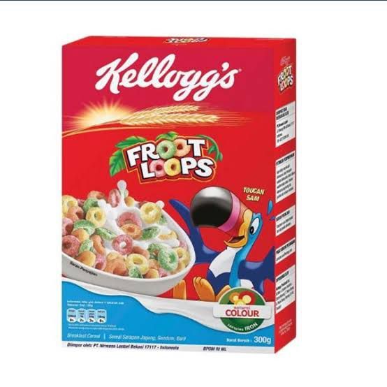 

KELLOGS FROOT LOOPS 300 GRAM / SEREAL KELLOG