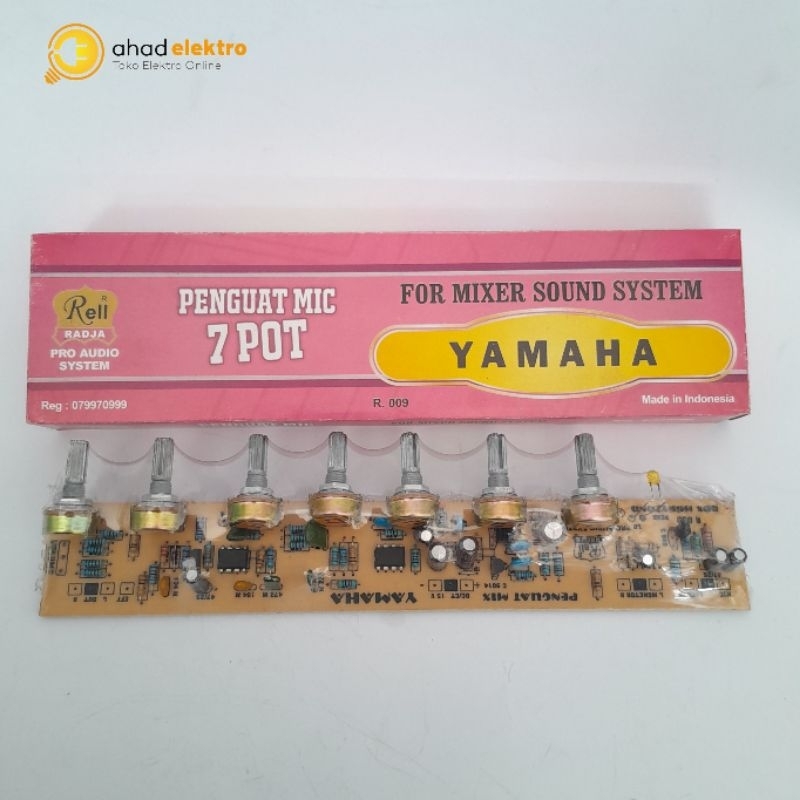 MIXER 7 Potensio / Penguat MIC 7 Potensio YAMAHA by Rell 009