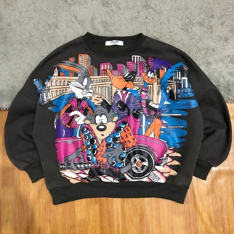 Crewneck looney tunes vintage 90s SECOND ORIGINAL