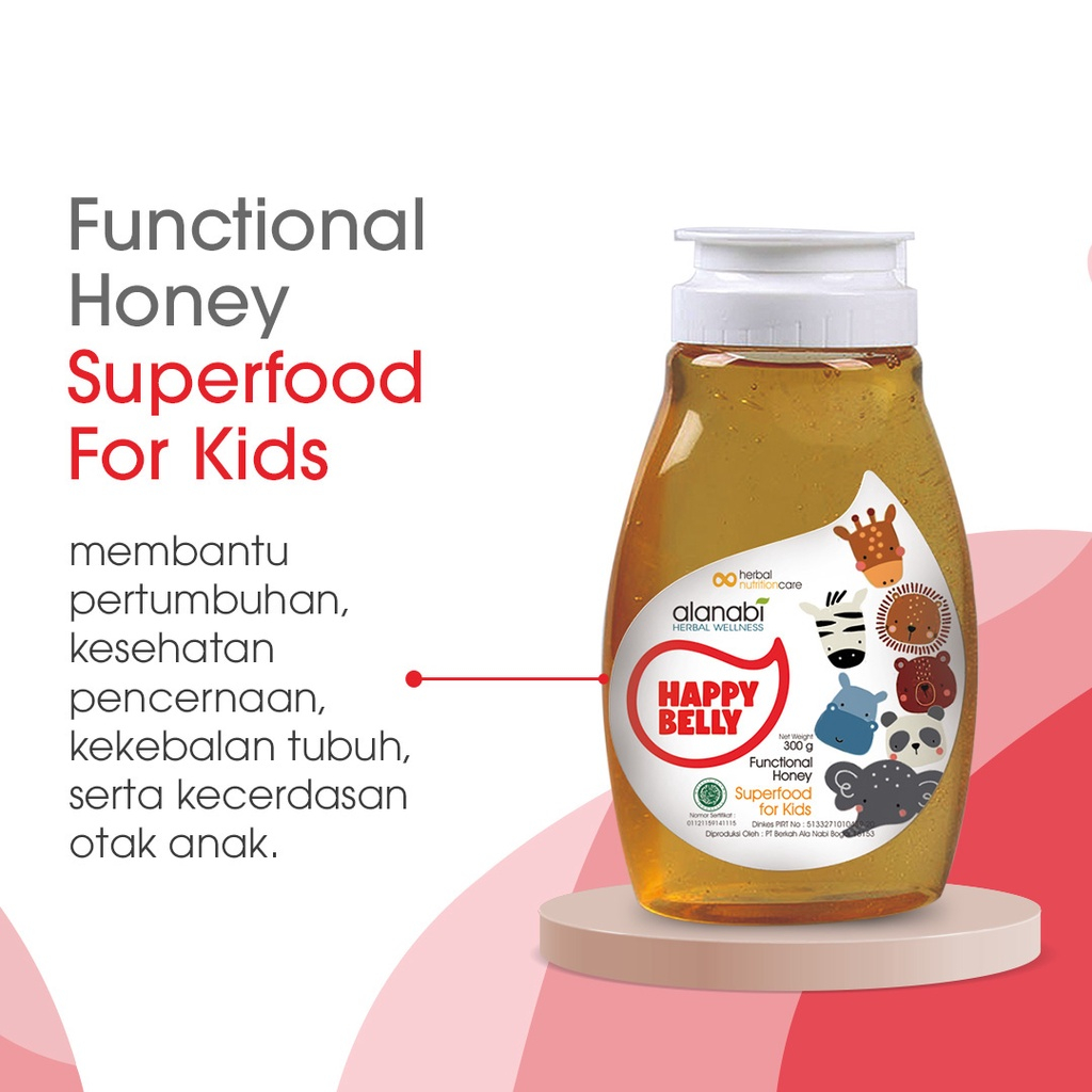 

Alanabi Happy Belly Functional Honey Superfood for Kids 300gram