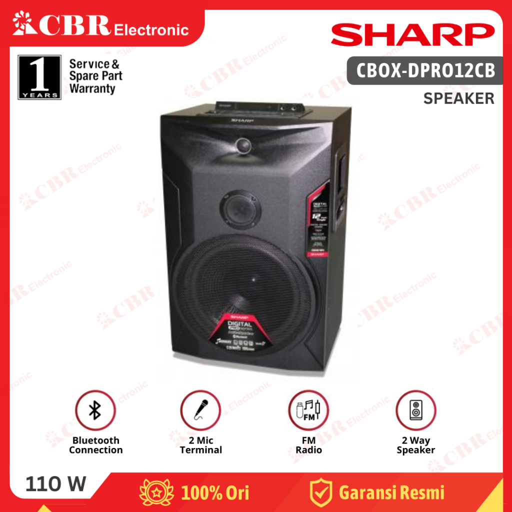 Speaker SHARP CBOX-DPRO12CB