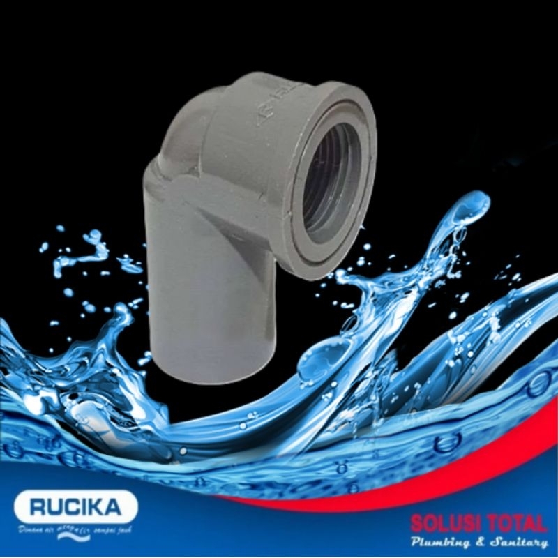 FAUCET ELBOW/ KNEE 3.4 INCH DD RUCIKA BIASA