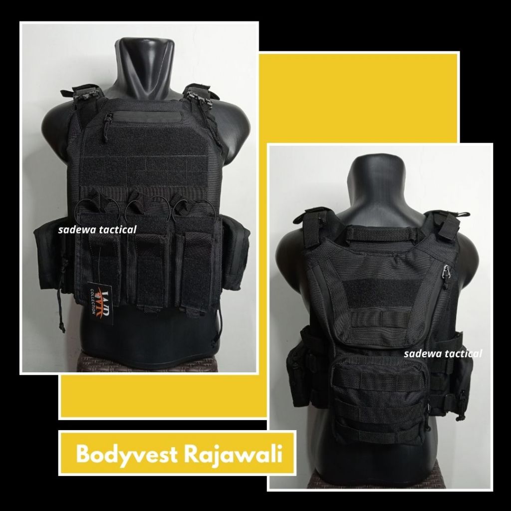 Bodyvest Rompi Rajawali Tactical Quick Release Merk WR / Body Vest TNI Polri Satgas / Rompi Anti Pel