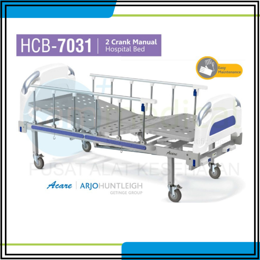ACARE Hospital Bed Ranjang Pasien 2 CRANK Manual
