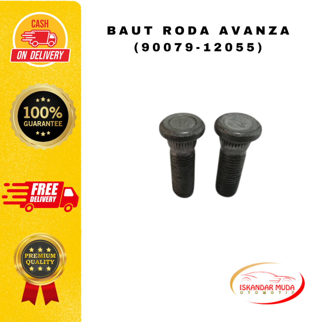 Baut roda AVANZA (90079-12055) 100% ORIGINAL