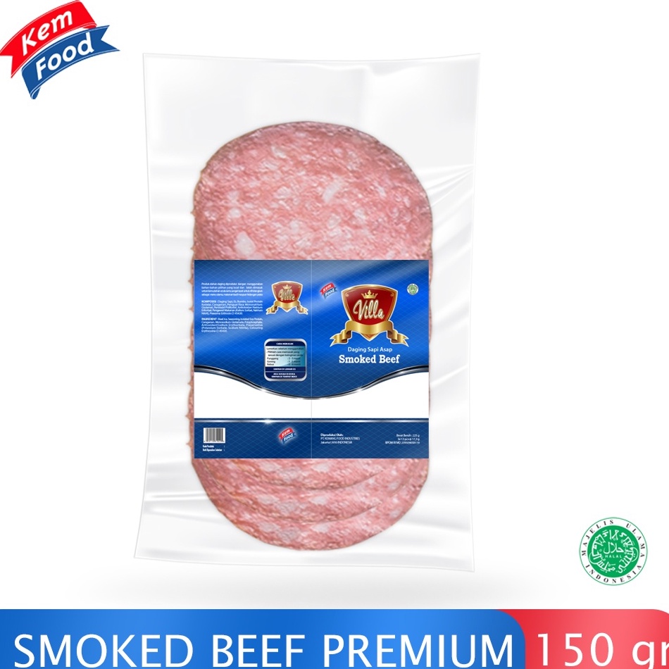 

PAKET LENGKAP>>> Villa Smoked Beef - Daging Sapi Asap Premium 150gr