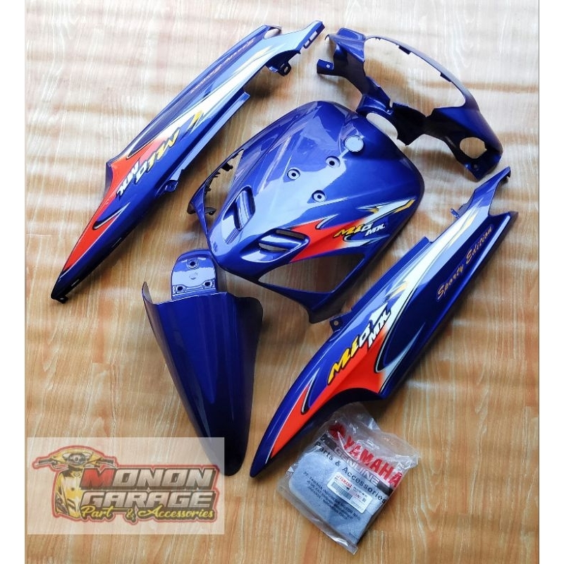 Cover Body Yamaha Mio Sporty Hole 3 Original 5TL warna Biru