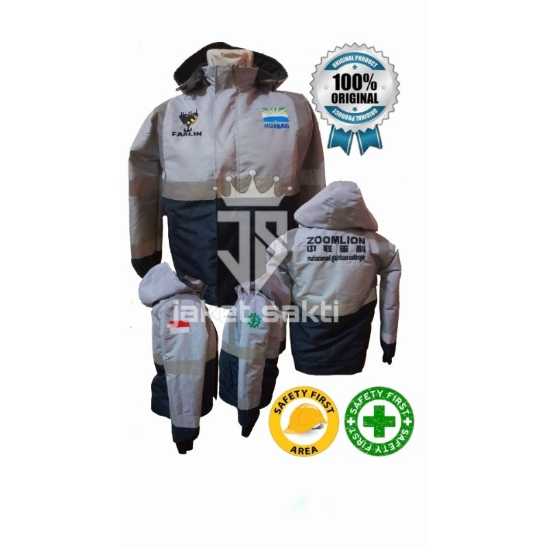 jaket safety jaket tambang jaket perusahaan jaket kerja jaket lapangan jaket costum