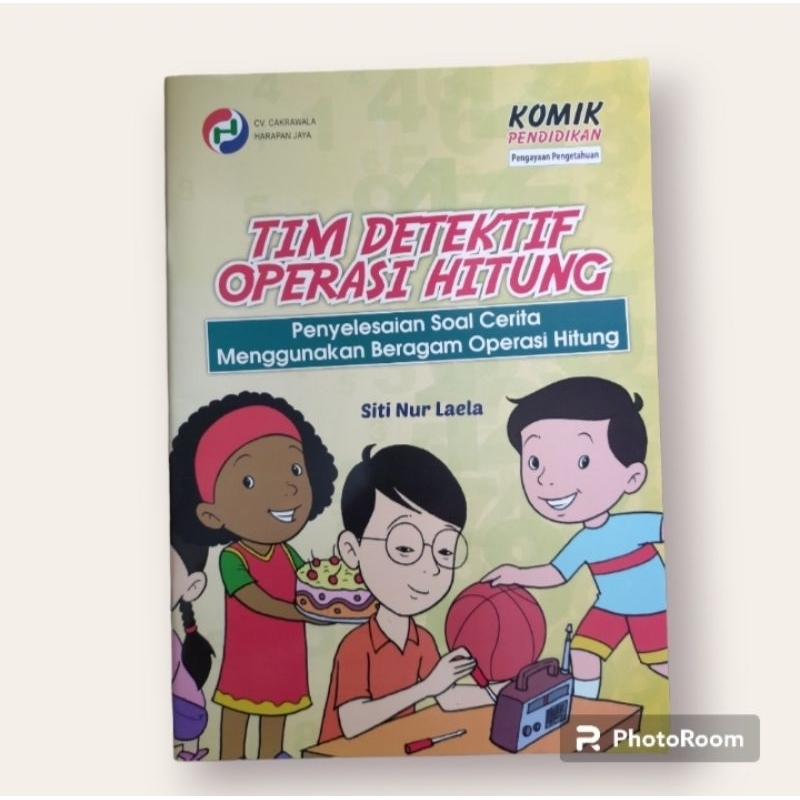 ORI buku komik pendidikan Tim detektif operasi hitung penerbit cakrawala