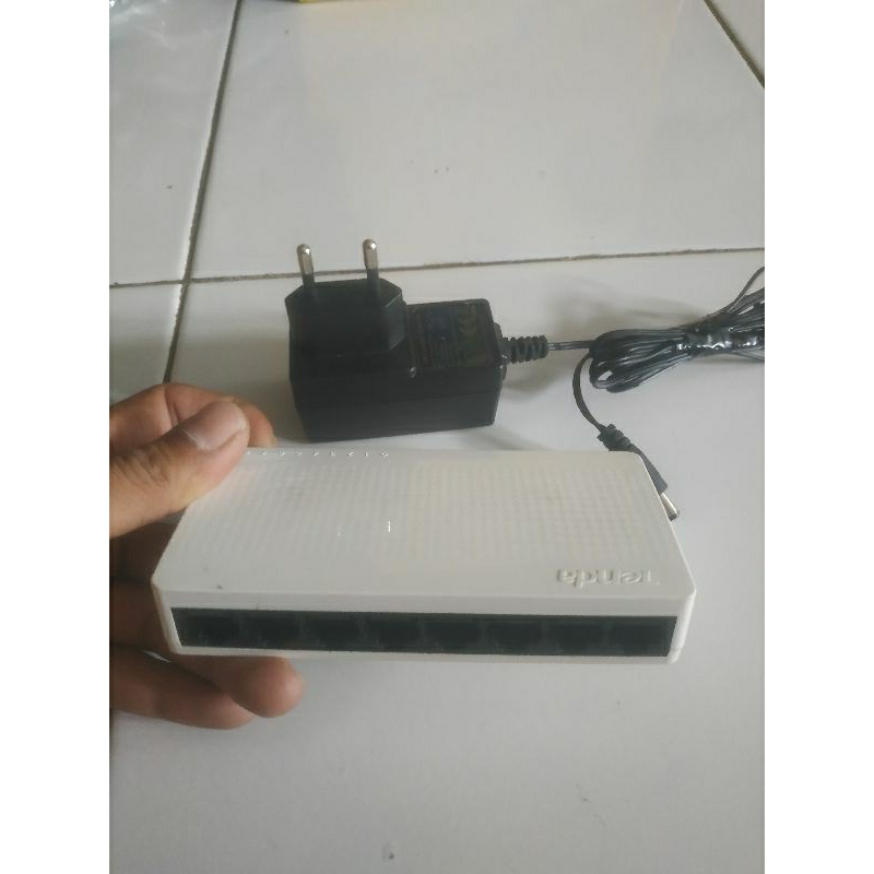 switch hub tenda 8 port modif mikrotik