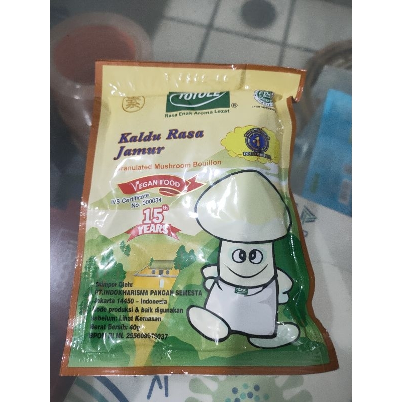 

Totole Kaldu Jamur 40 gr