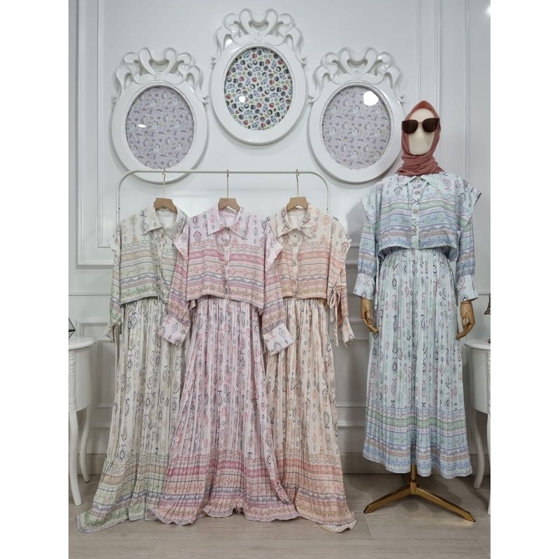 Gamis Rompi Meijiwang Gamis Etnik Gamis Meijiwang