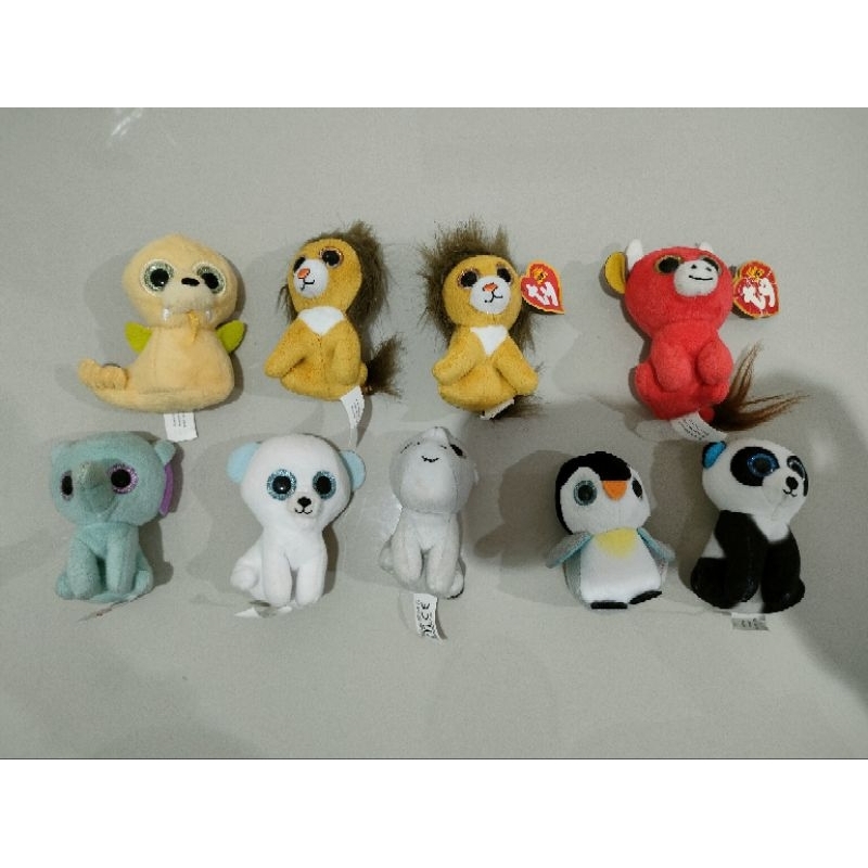 Boneka TY Singa / Panda / Anjing Laut / Badak
