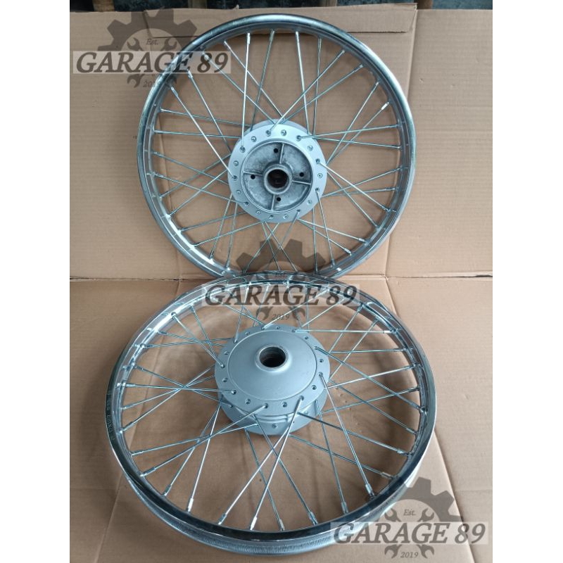Velg pelg pelek roda depan belakang Astrea grand bulus legenda impressa second original