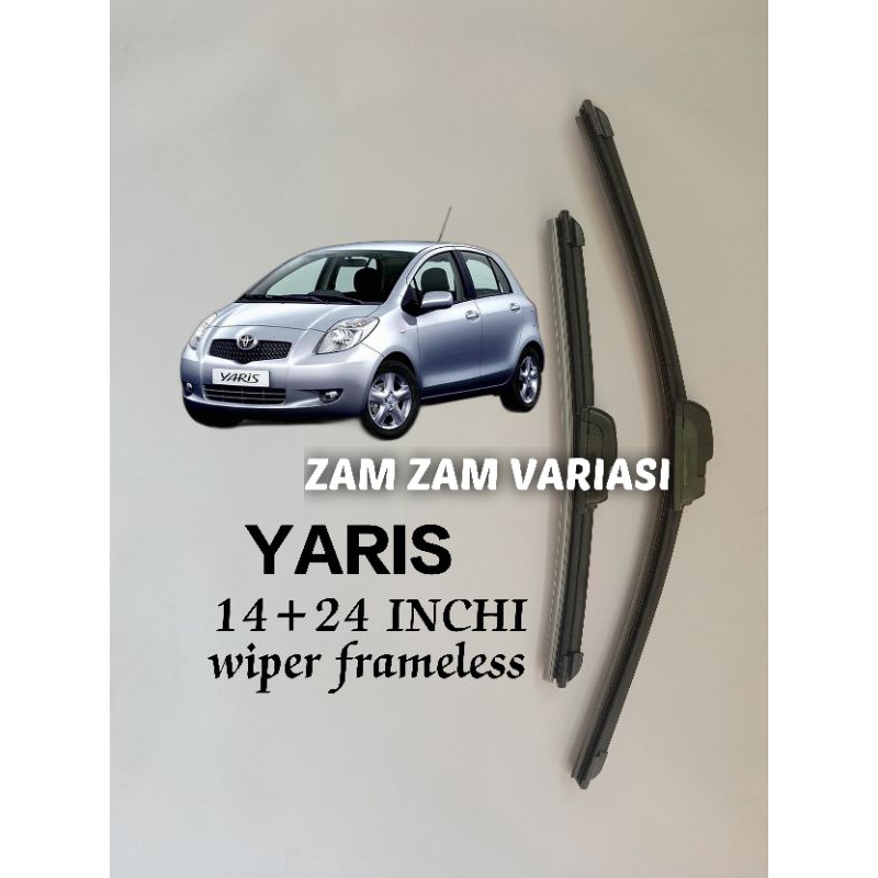 Wiper yaris bakpao 1set