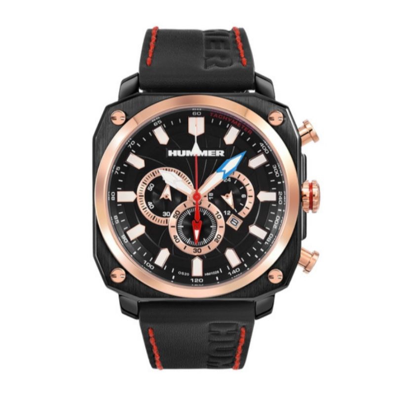 HUMMER HM1028-1032C Jam Tangan Analog Pria Tali Kulit Original Garansi Resmi