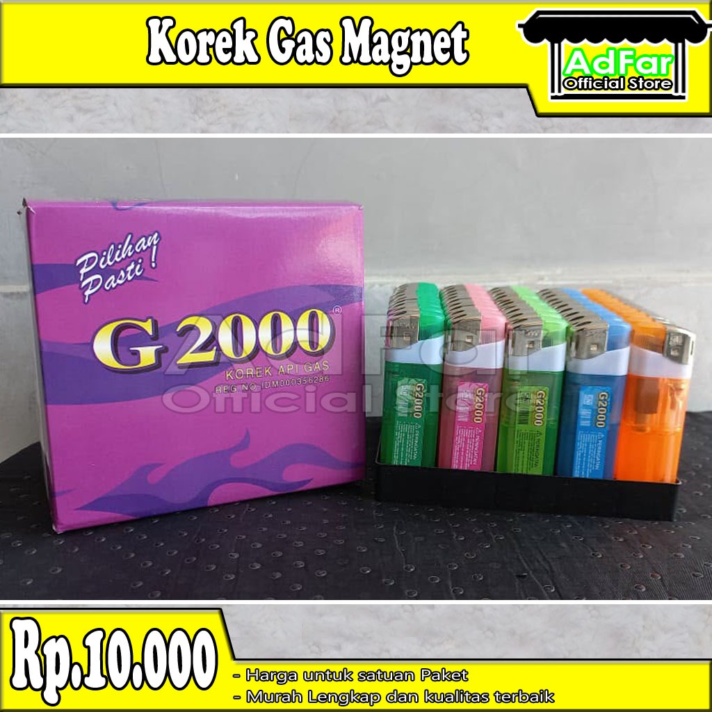 Korek Gas Magnet / Korek Gas Paketan Murah