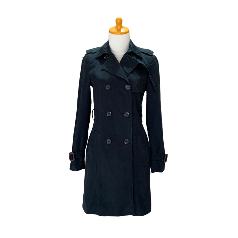 Zara Trench Coat / Zara Long Coat / Black Coat