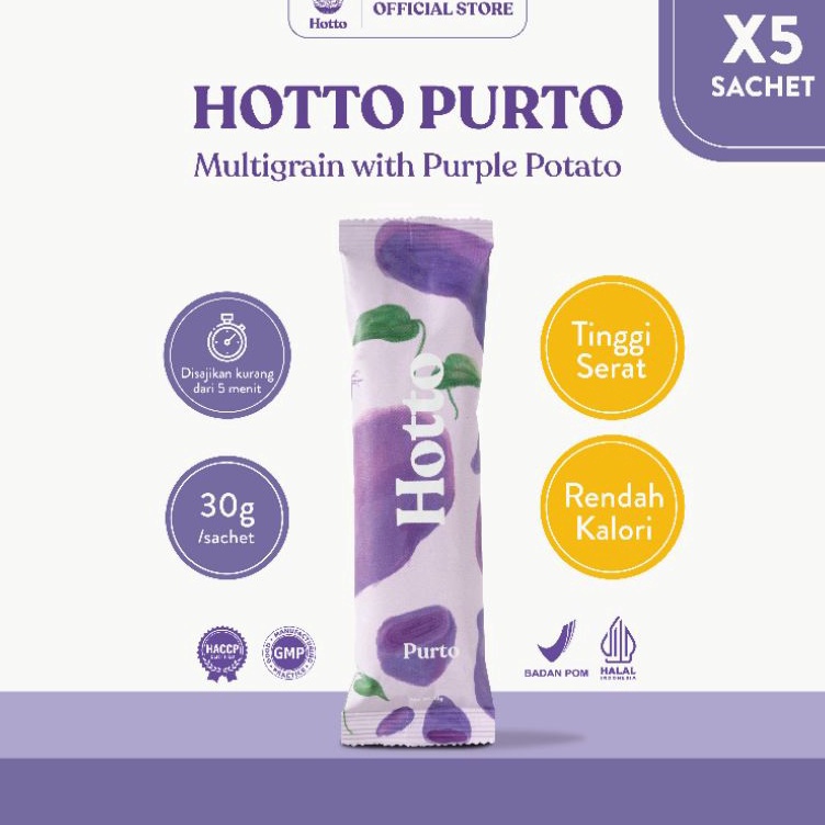 

[5 SACHET] Hotto Purto Multigrain with Purple Potato