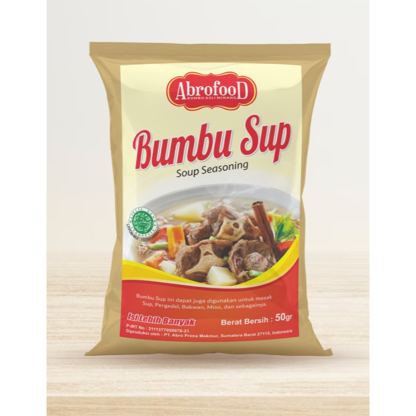 

Bumbu Sup Abrofood 50 gram - (PCS)